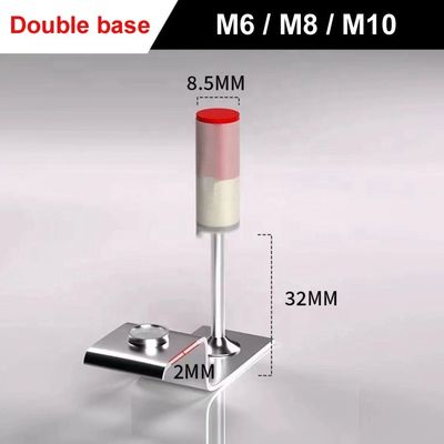 Tête de plafond en acier à double base lisse pour la norme ISO