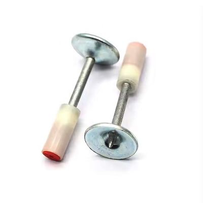 200PCS Pack 8mm têtes rondes clous pour la plaque d'acier et le béton fixations de plafond de mur