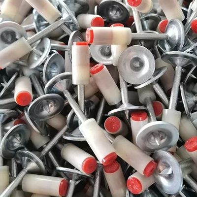 200PCS Pack 8mm têtes rondes clous pour la plaque d'acier et le béton fixations de plafond de mur