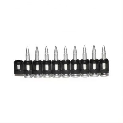 Pistolet à ongles à actionnement au gaz en plastique collé 3.0 * 22 mm Ongles en béton avec couleur personnalisée
