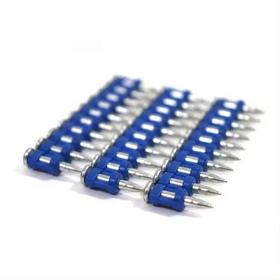 Pistolet à ongles à actionnement au gaz en plastique collé 3.0 * 22 mm Ongles en béton avec couleur personnalisée