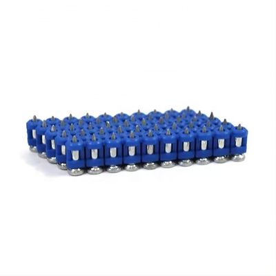Pistolet à ongles à actionnement au gaz en plastique collé 3.0 * 22 mm Ongles en béton avec couleur personnalisée