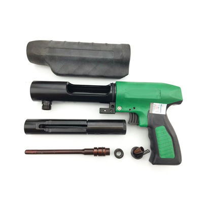 Pistolet de tir à éjection automatique en métal Pistolet de fixation de clous en vert et noir