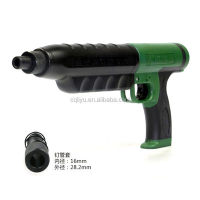Pistolet de tir à éjection automatique en métal Pistolet de fixation de clous en vert et noir