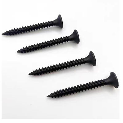 Screw pour l'installation de paroi sèche à fil fin phosphaté gris noir