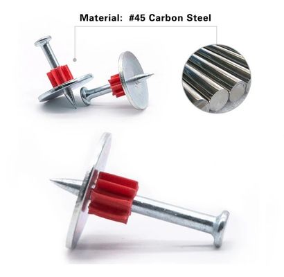 Pins de PDW à tête plate pour 301/301T pistolet à ongles de tir 25 mm en acier lave-ongles inclus
