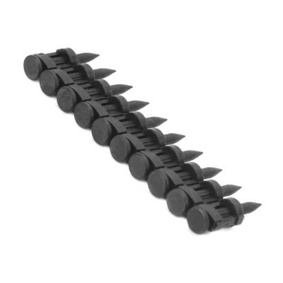 Finition noire en acier au carbone standard ISO épingles d'entraînement à gaz plates pour la construction de bâtiments charnière lisse de type 6.3MM