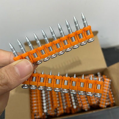 6.3mm Diamètre de la tête 19mm 22mm clous de béton collés pour le bâtiment et la construction