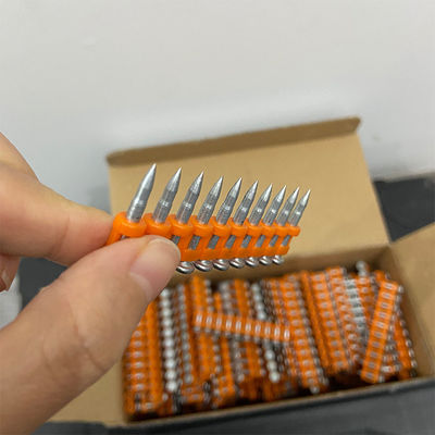 6.3mm Diamètre de la tête 19mm 22mm clous de béton collés pour le bâtiment et la construction