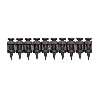 Des clous de bande collée 16 mm finition noire des broches d'entraînement en béton pour une forte pénétration