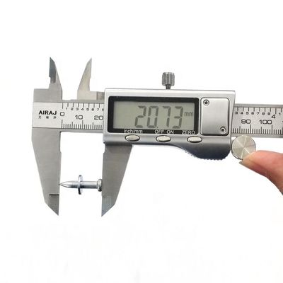 Pinceau à rouleaux lisse 3,5 mm électro galvanisé pour fixation de béton de 20 mm