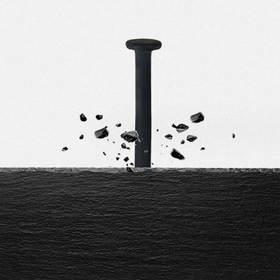 Large stock de clou noir à gaz à haute résistance avec tête plate et acier 60
