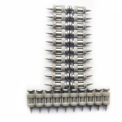 Les clous en béton standard européen ont un diamètre de 3,0 mm et un diamètre de 6,3 mm pour l'acier et le béton