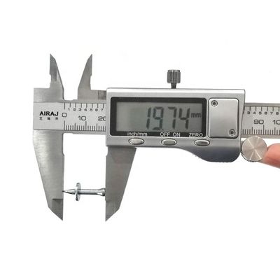 Mini Hammer Drive Pin MK19 avec 4 mm de diamètre de la tête et 8,5 mm de lave-linge en métal