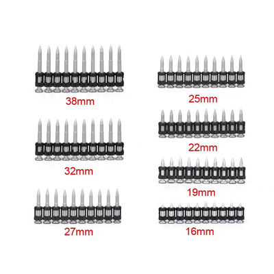 Pièces de couchage de 3 mm à flûte de série F galvanisées pneumatiques