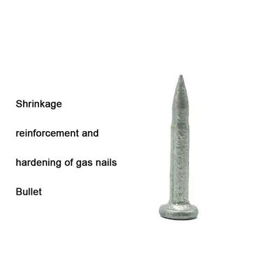 Pistolet à clous à gaz Compatible à charnière flottée clous en acier de béton avec revêtement galvanisé