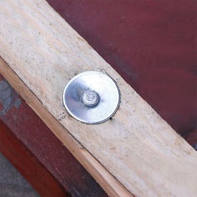 Ciment mur acier ongles ongles en béton 2 pouces broches d'entraînement avec 1 pouce Laveuse 100 Pack
