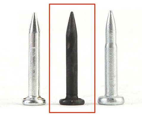 3.0mm Diamètre de la charnière Ruban noir Des clous en béton à gaz pour la construction 16-38mm Longueur