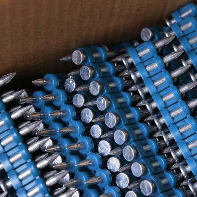 15-40 mm coulés à gaz à entraînement épingles bande plastique clou en béton durable