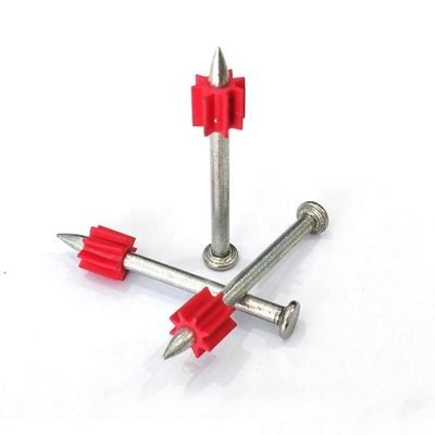 PD52 52 mm épingle à tête en acier pour clous de tir en béton dans un pistolet à clous actionné à la poudre