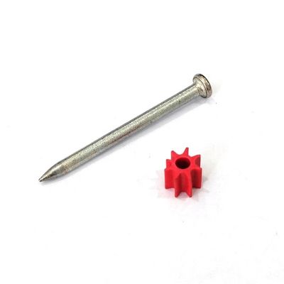 PD52 52 mm épingle à tête en acier pour clous de tir en béton dans un pistolet à clous actionné à la poudre