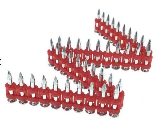 Pins d'entraînement à gaz collatés standard pour clous de béton de haute dureté et bandes de broches à gaz