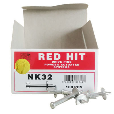 Acier standard ISO Red Hit NK32 Pin d'entraînement avec clous de tir de machine à laver en métal