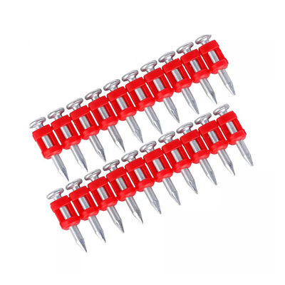 6.3mm Tête plate Large quantité de béton ongles en acier à gaz fixations 19mm ongles à pointe de coupe