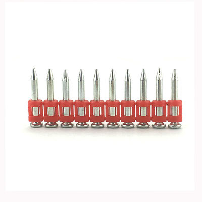 6.3mm Diamètre de la tête des clous de béton galvanisés brillants de bande de gaz pour la construction