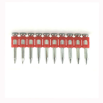 6.3mm Diamètre de la tête des clous de béton galvanisés brillants de bande de gaz pour la construction