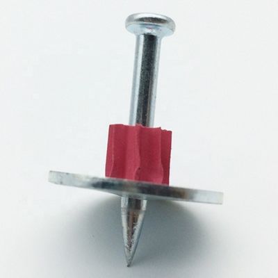 Clou en béton à charnière lisse type 300 et laveuse métallique de 25 mm