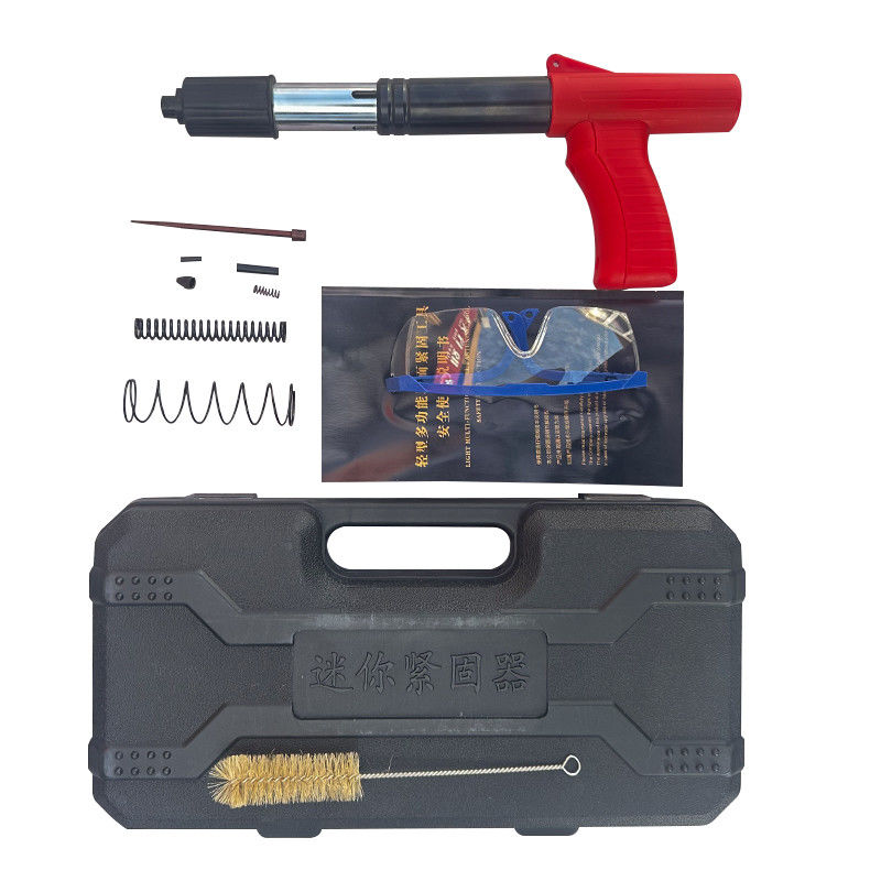 Portable léger sans fil mini manuel fixateur de béton mur plafond fixation pistolet à clous