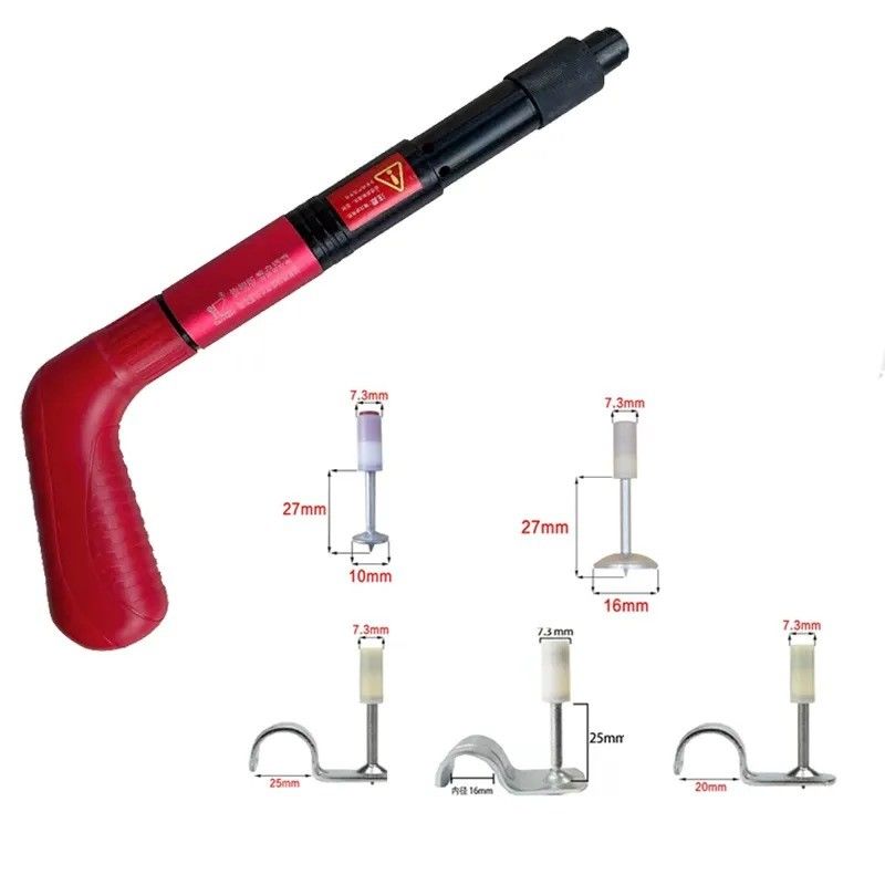 Outil de fixation de plafond silencieux de 330 mm 13 &quot;de longueur avec mini-poing et pistolet à clous en béton