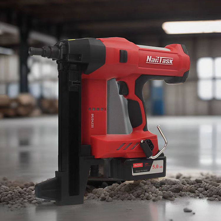 1/2 pouce Min longueur de l'ongle sans fil Air Stapler pour le fixage rapide et facile du béton