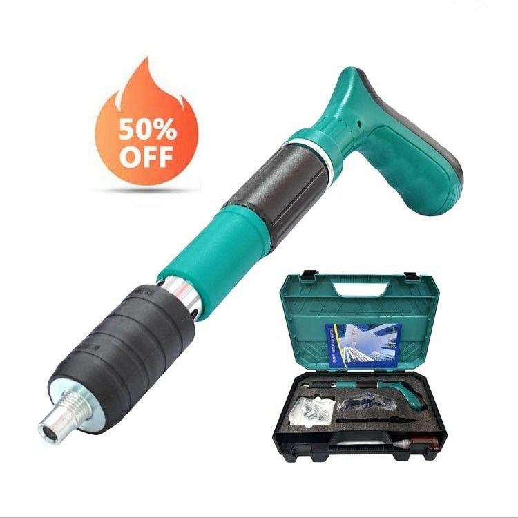 Un mini pistolet à clous bleu avec 5 engrenages, réglable pour l'industrie, 50% de réduction