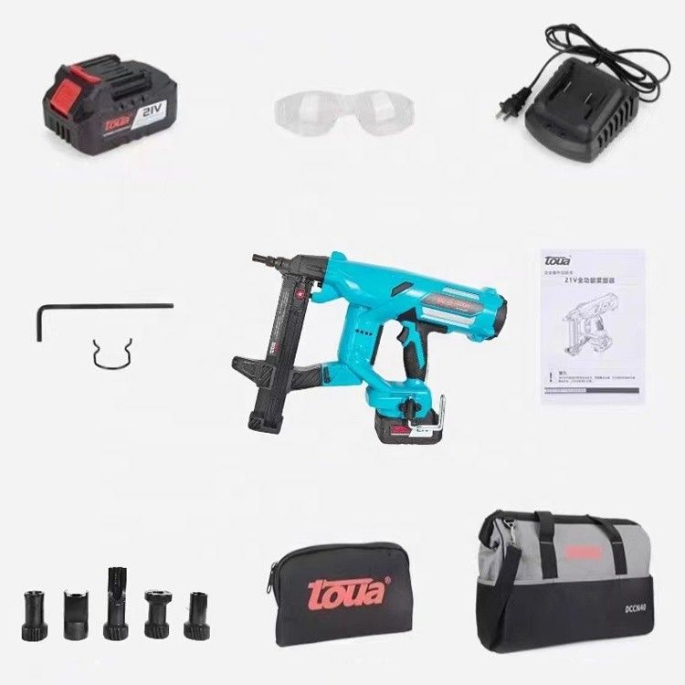 DCCN40A Pièce à clous en acier sans fil Pièce à clous en acier sans fil Ni-MH 21V 4000mAh 100J