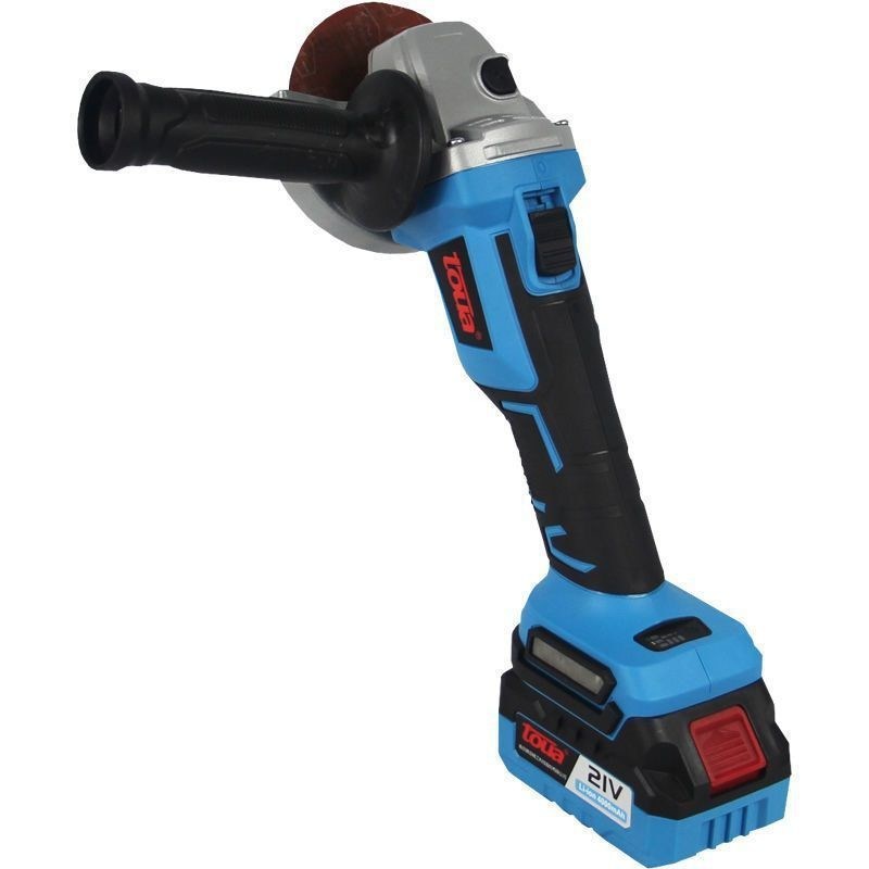 Vitesse maximale du moteur 8500 tours par minute Moulin à angle sans brosse rechargeable de 21 V pour la découpe et le polissage