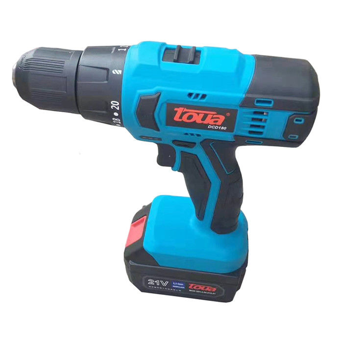 Toua sans fil DCD 180 4000mAh 21V Forage à main à impact de qualité industrielle Forage à main électrique