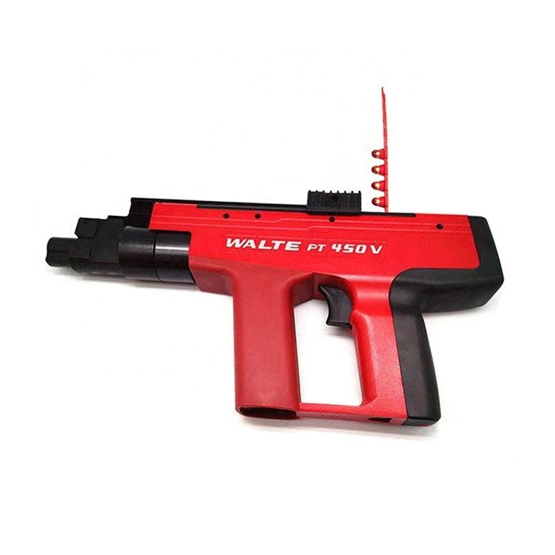 PT-450V pistolet à ongles actionné à la poudre avec 355 mm de longueur et pour une longueur maximale de l'ongle 3 1/2 pouces
