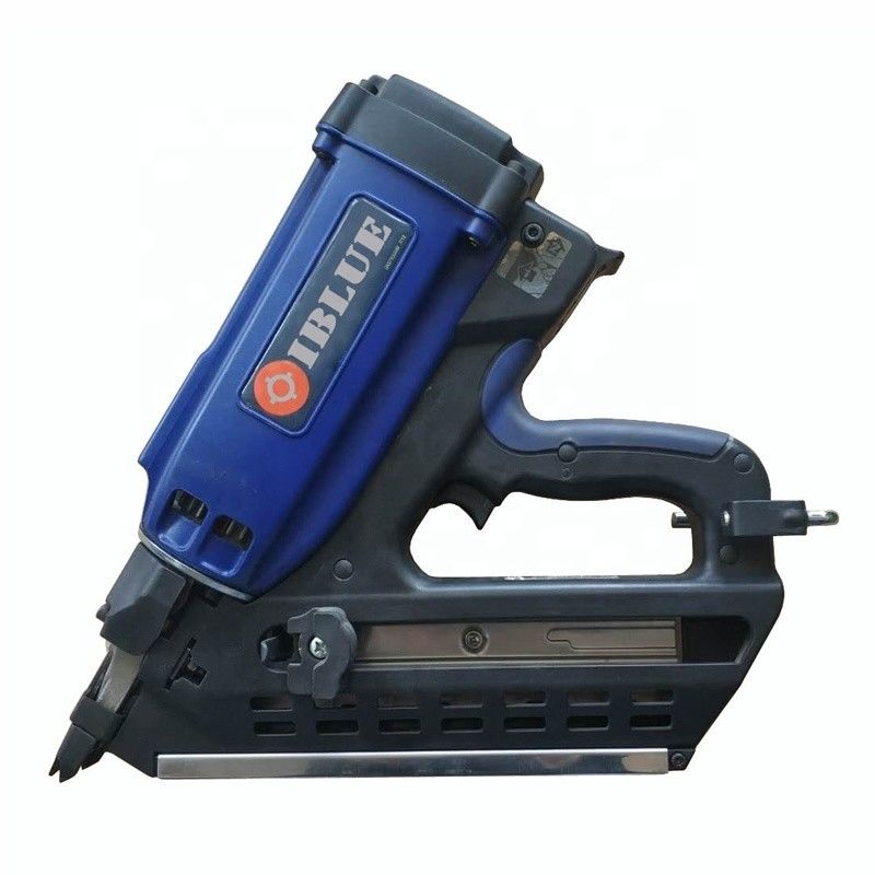 Batterie au lithium-ion 7.4V 1.2Ah Nailer sans fil 34 degrés pistolet à clous à gaz 50-90mm