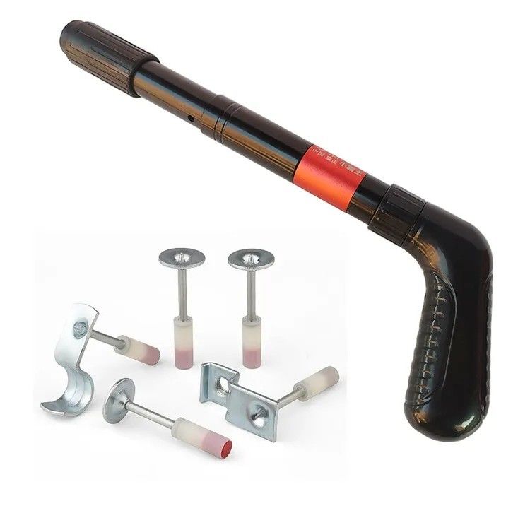 Manuel en plastique et en acier inoxydable pour le travail du bois Mini-pistolet à clous de plafond pour les bruits faibles