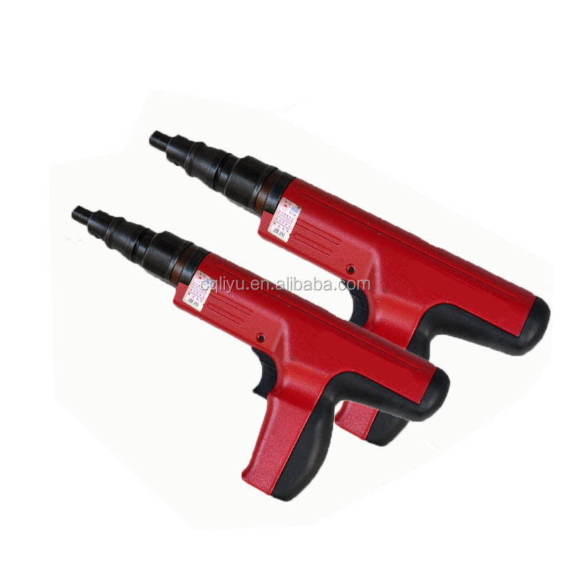 Pistolet à clous en béton manuel rouge pour charge de poudre S1.27Cal 6.8*11mm