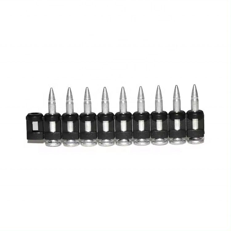 Pistolet à ongles à actionnement au gaz en plastique collé 3.0 * 22 mm Ongles en béton avec couleur personnalisée