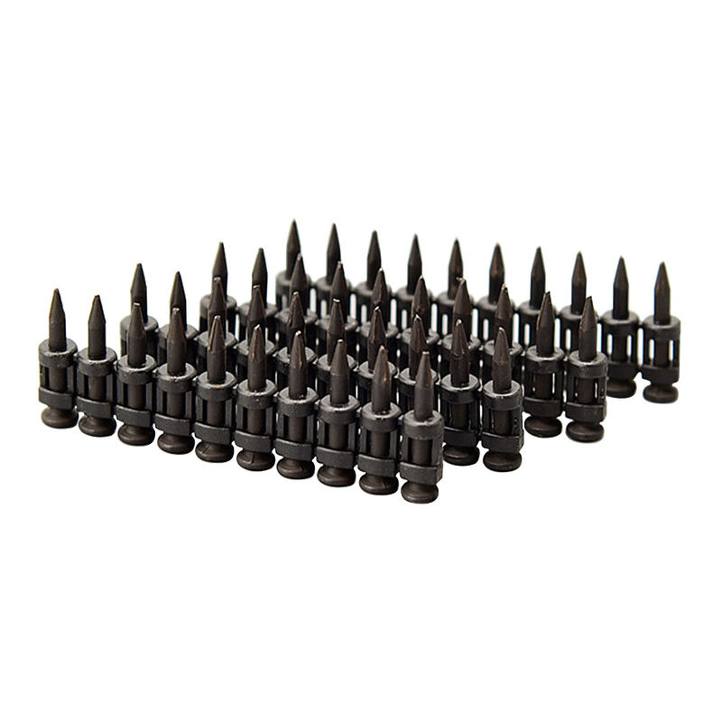 Large stock de clou noir à gaz à haute résistance avec tête plate et acier 60