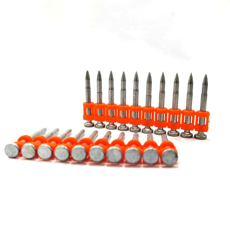 Pistolet à clous en acier galvanisé de 22 mm Tianjin, à tête plate et à canne à flûte