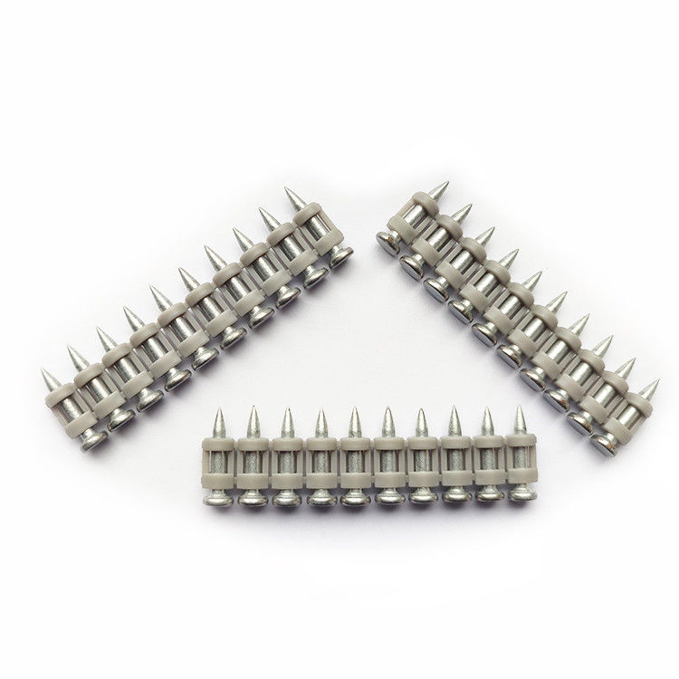 Les clous en béton standard européen ont un diamètre de 3,0 mm et un diamètre de 6,3 mm pour l'acier et le béton