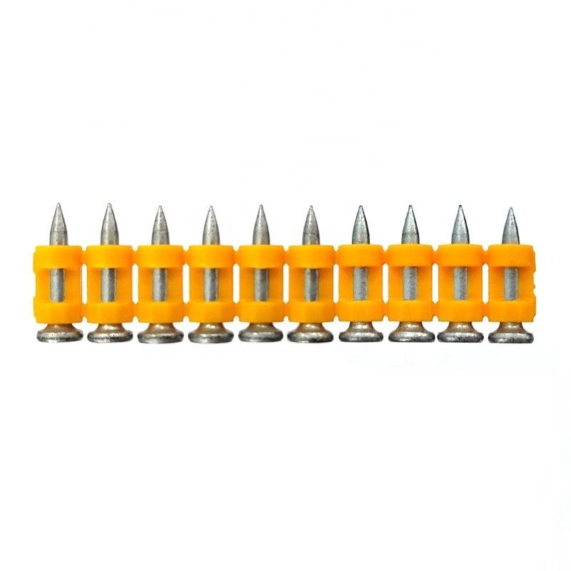 Fer durable 19 mm clou de gaz pour TOUA Béton pistolet en acier de bande en plastique broches d'entraînement de gaz