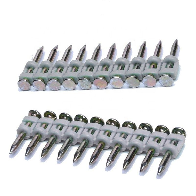 1000pcs/boîte 27mm acier béton collés broches/clés pour le pistolet à gaz clou clou de béton