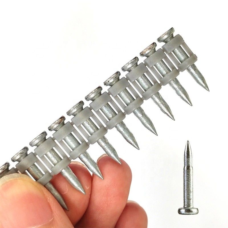 Des broches à entraînement à gaz à bande de plastique de couleur personnalisée pour un pistolet à clous à gaz de diamètre de canne de 3,0 mm