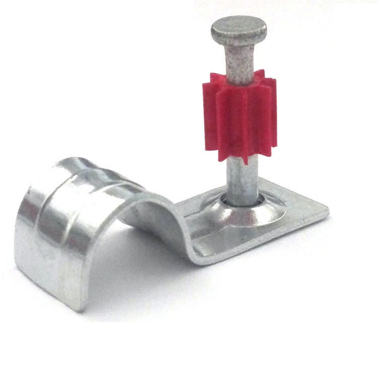 7.6 mm de diamètre de la tête épingle clip clou un trou de conduit de la bande pour le raccordement sûr au béton
